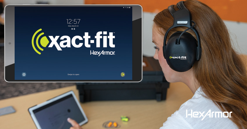  The xact-fit hearing test is the only truly open and cordless fit-testing system on the market.
