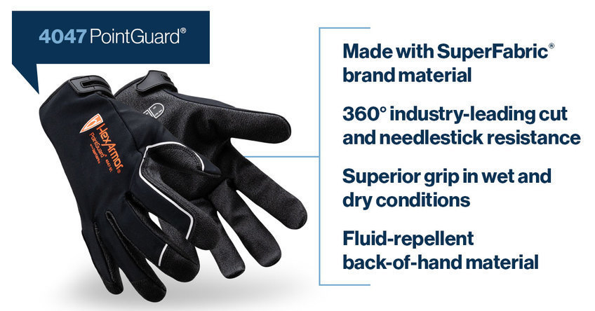 Click to view the product page for the PointGuard 4047 glove with SuperFabric brand material. 