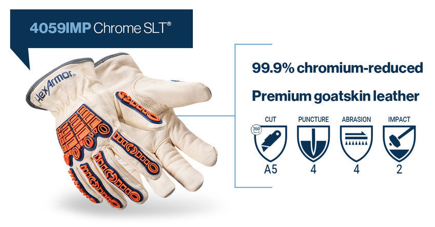 Click to shop the Chrome SLT 4059IMP made with premium goatskin leather that's 99.9 percent Chromium-reduced.