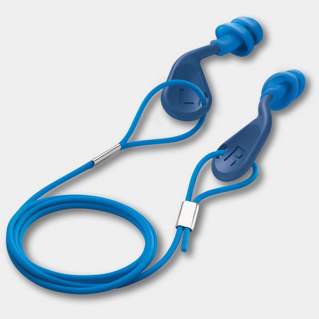 simpleFit detectable reusable guided earplugs // corded standard image