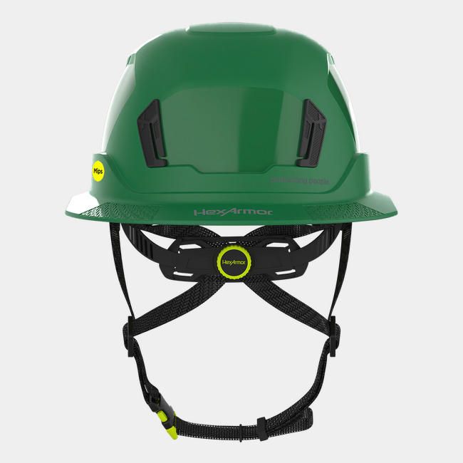 Ceros XT400 with Mips safety system in green rearview image