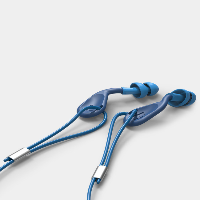 simpleFit detectable reusable guided earplugs // corded under image