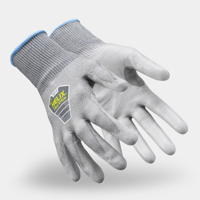 View of the Helix 3013 eco gloves side by side as they might appear on your hands. 