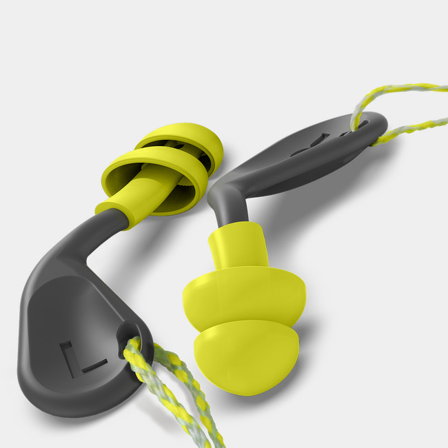 simpleFit reusable guided earplugs // corded float image