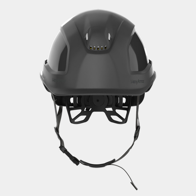 Ceros XP450A with Mips black vented safety helmet as shown from the side.
