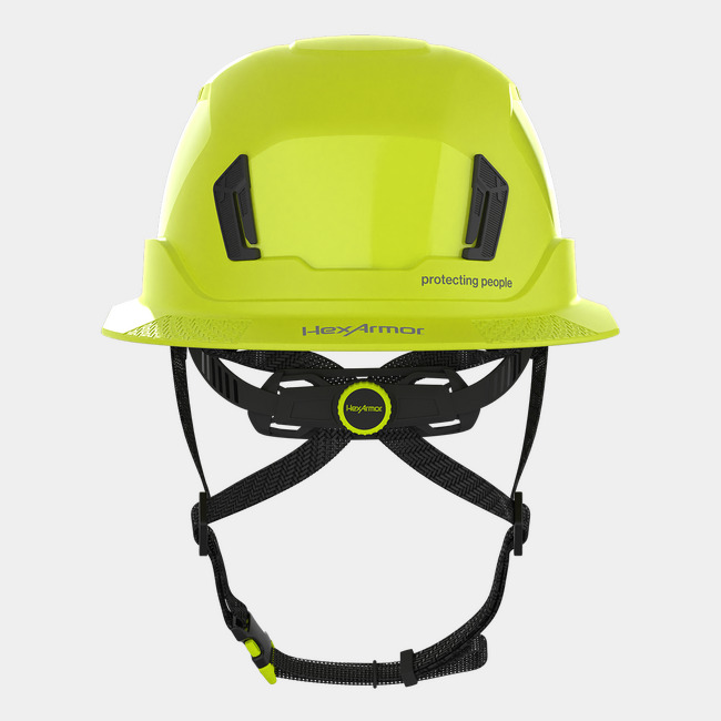 Ceros XT400 hi-vis yellow rearview image
