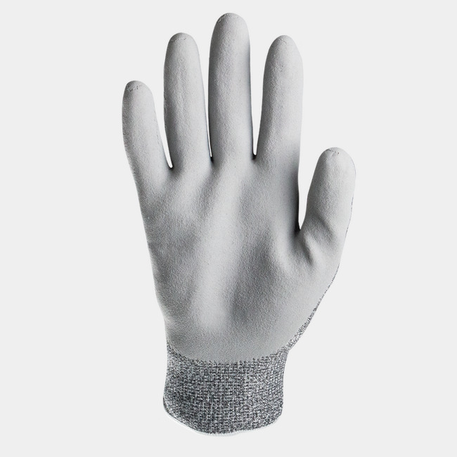 Palm view of Helix 3084 silicone coated gloves, showcasing the Silicone Xtra Grip (SXG) foam silicone coating.