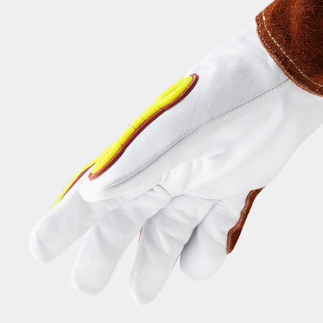 Side view of HeatArmor 5056IMP mig welding gloves.