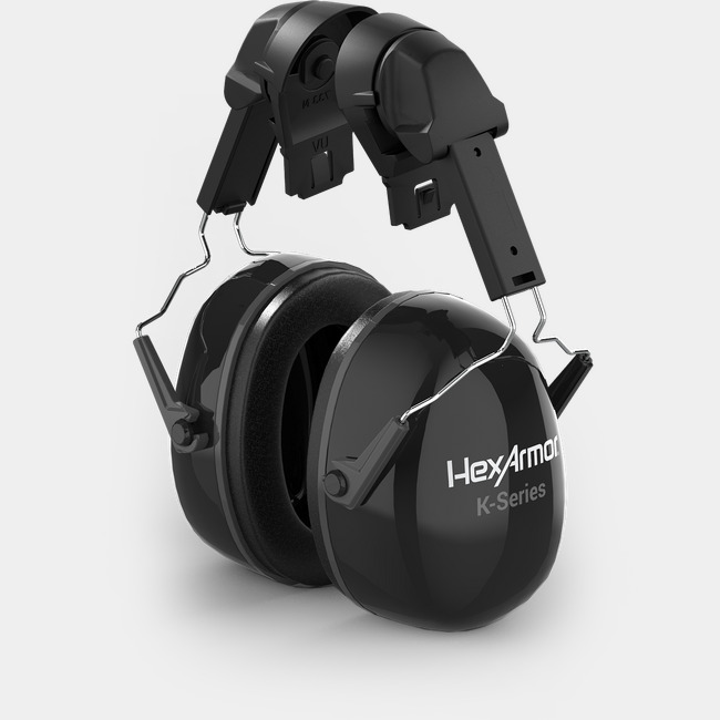K-Series Ceros K1C hearing protection earmuffs.