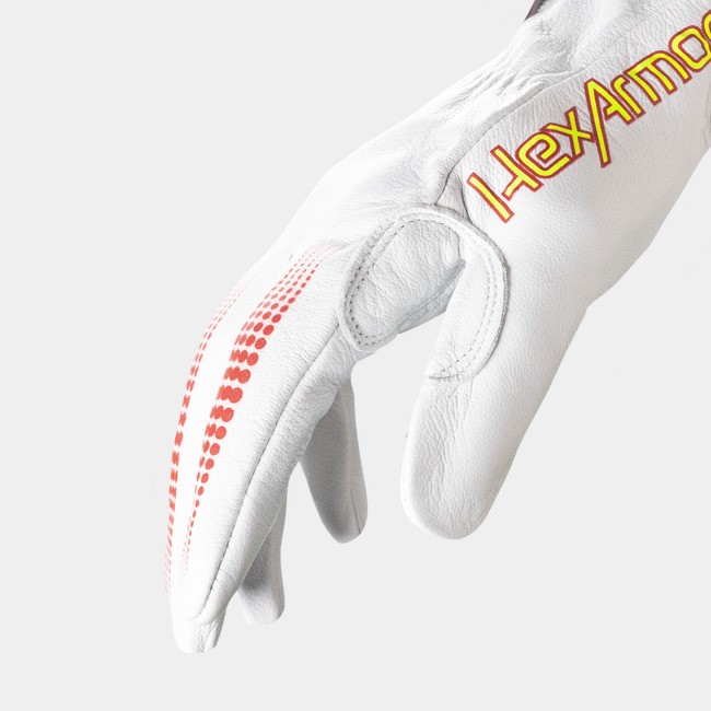 Side view of Chrome Series 4082 thinsulate leather glove.