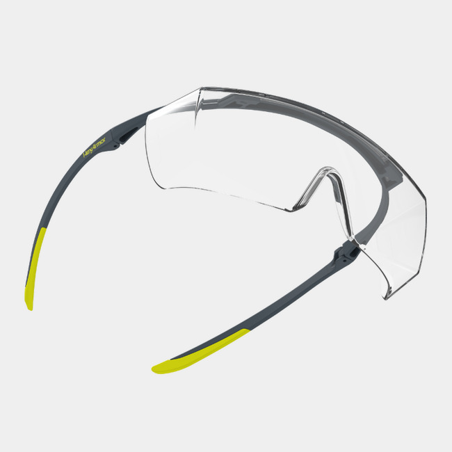 LT250 OTG safety glasses showcasing the optical clarity of the lenses. 