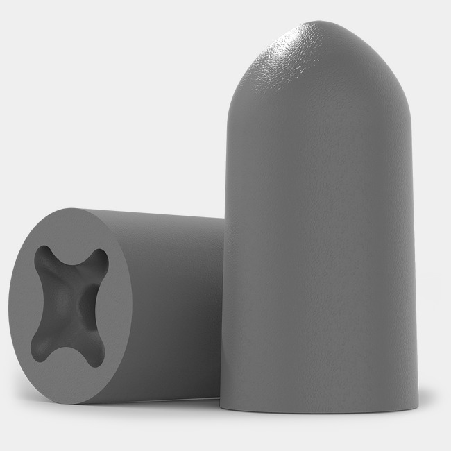 accuFit disposable earplugs frontview image