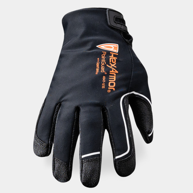 Back of hand view of PointGuard 4047 needle-resistant gloves.