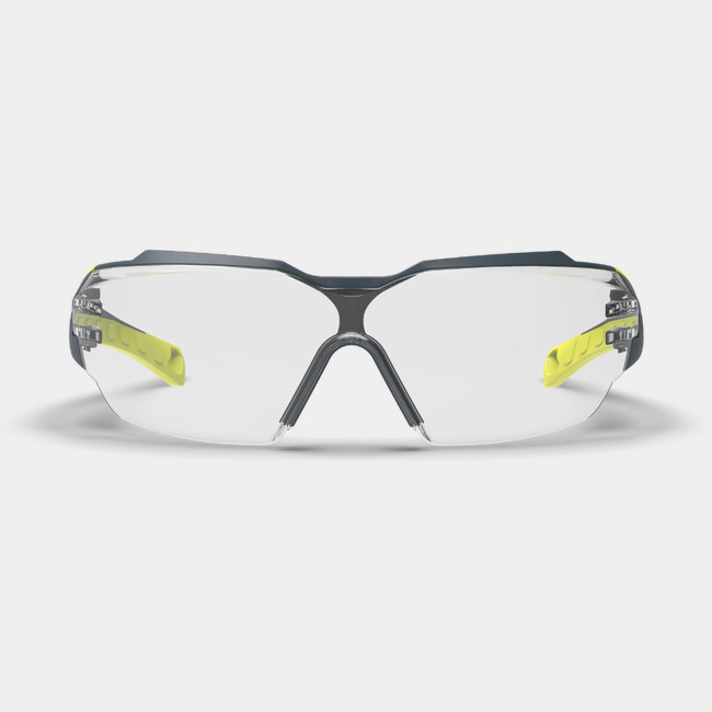 MX300 scratch-resistant safety glasses as shown from the front.