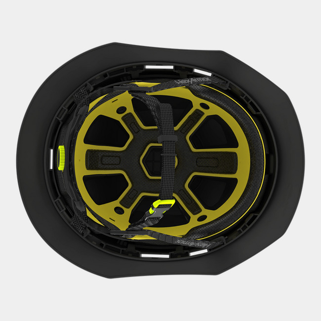 Ceros XT400E with Mips safety system in black suspension image
