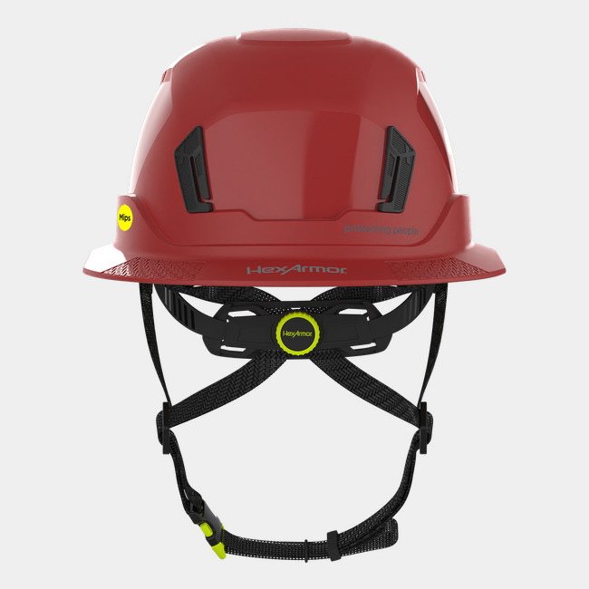 Ceros XT400 with Mips safety system in red rearview image