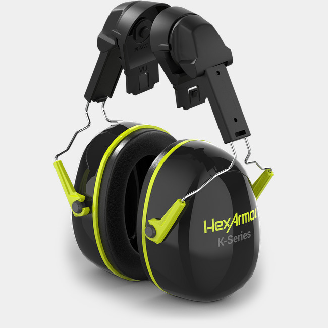 K-Series Ceros K2C hearing protection earmuffs.