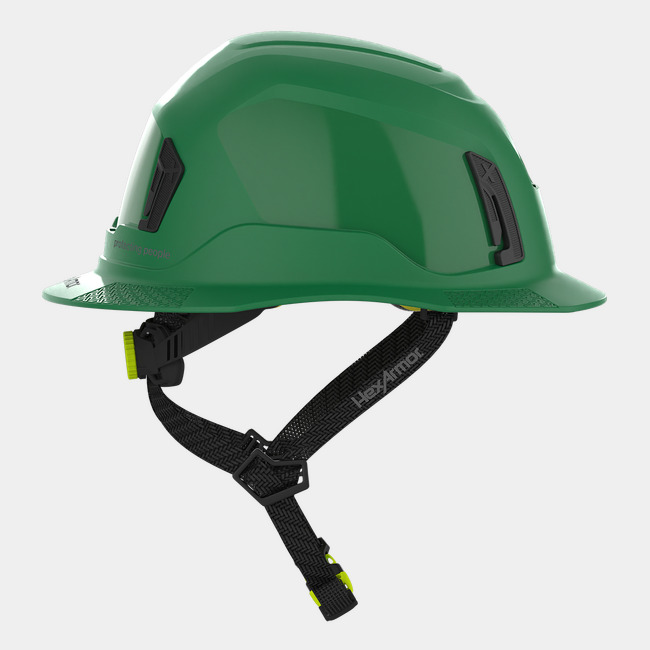 Ceros XT400E with Mips safety system in green sideview image