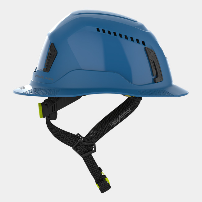 Ceros XT400 with Mips safety system in blue sideview image