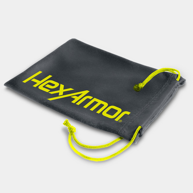 Microfiber safety glasses pouch.