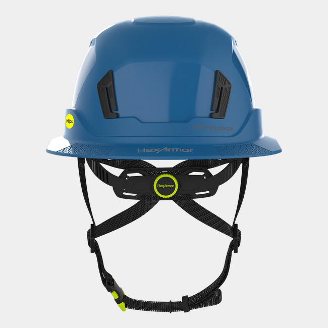 Ceros XT400 with Mips safety system in blue rearview image