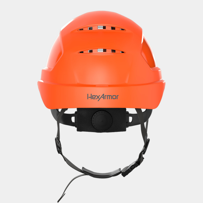 Ceros XP450A hi-vis orange rearview image
