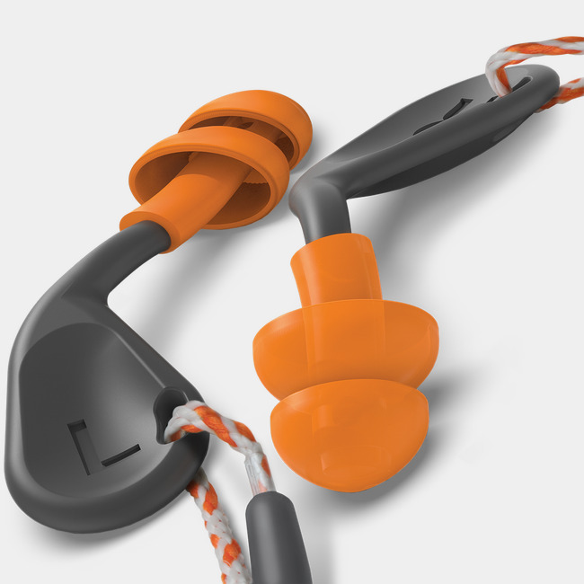 simpleFit reusable guided earplugs // corded float image