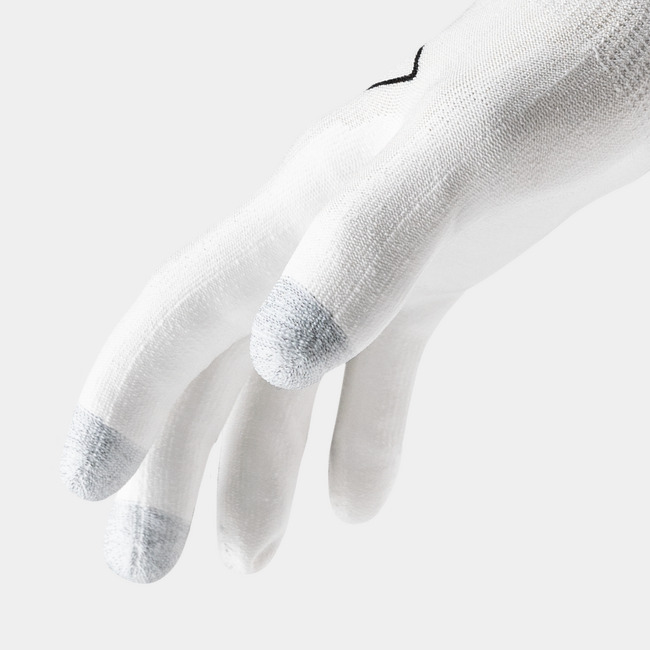 Side view of the Helix 3059 polyurethane coated gloves.