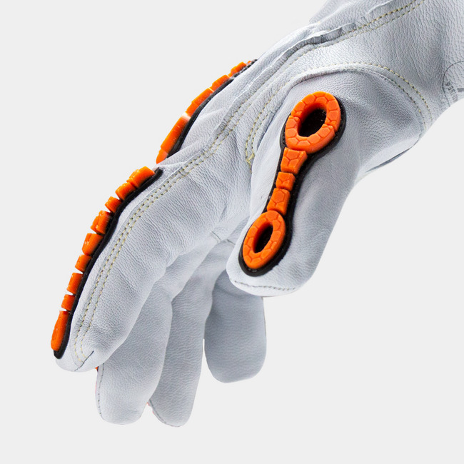 Side view of Chrome SLT 4060 safety gloves showing form-fitting fingers.