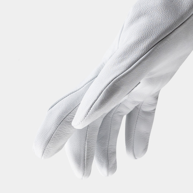 Side view of Chrome SLT 4063W outdoor winter work glove showcasing the goatskin leather construction.