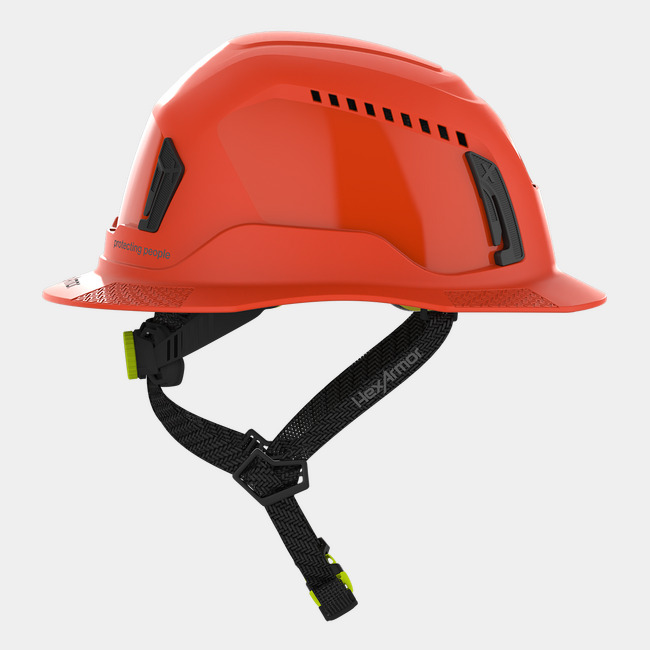 Ceros XT400 with Mips safety system in orange sideview image