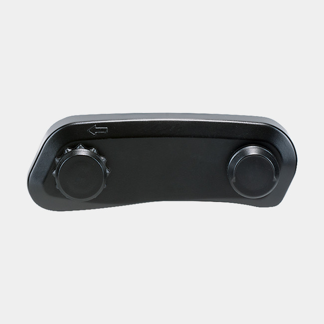 Click-and-Go magnetic helmet adapter.